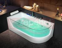 WANNA Z HYDROMASAŻEM 150*75 TURBO SZYBA 10mm PRAWA WANNA Z HYDROMASAŻEM 150*75 TURBO SZYBA 10mm PRAWA