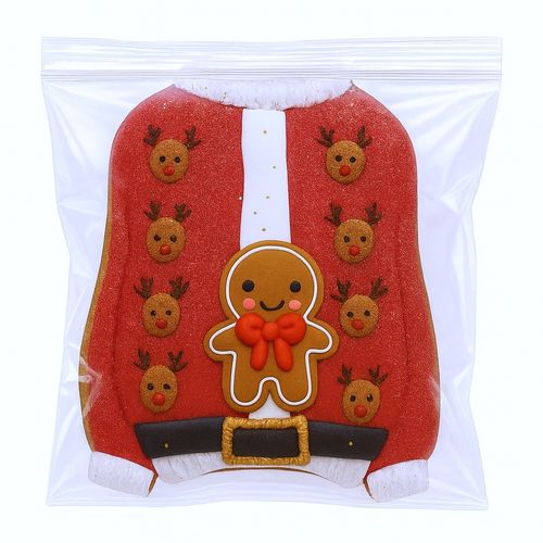 CIASTKO LUKROWANE SWETEREK MIKOŁAJA NO9 BOŻE NARODZENIE RĘCZNIE ROBIONE na Arena.pl