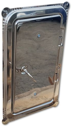 Drzwiczki kominowe do wyczystki 13/26 rewizyjne inox kwas izolowane na Arena.pl