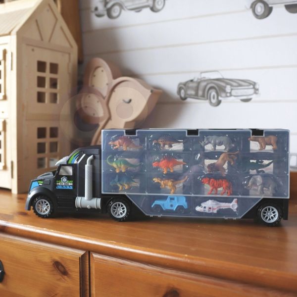 WOOPIE Samochód Transporter Dinozaury Ciężarówka zdjęcie 12