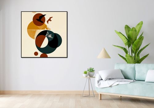 Plakat 100x100cm Kosmiczne Migracje na Arena.pl
