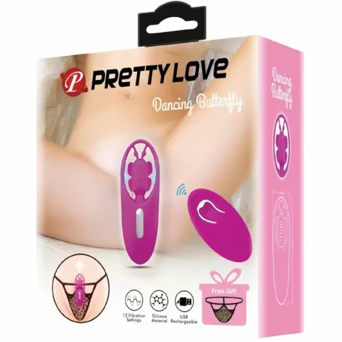 pretty love tańczący motylek model do majtek z pilotem liliowy 10,8 cm na Arena.pl