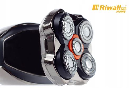 GOLARKA MĘSKA AKUMULATOROWA RIWALL MASZYNKA DO GOLENIA 5D LED USB-C TRYMER na Arena.pl