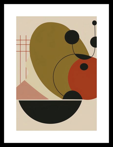 Plakat 42x59,4cm Geometryczny Balans zdjęcie 3