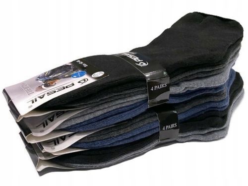 8x Skarpety Termo Bezuciskowe gładkie Pesail 42-46 na Arena.pl