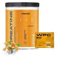 nowmax CREATINE MONOHYDRATE 500 g KREATYNA SIŁA MASA MONOHYDRAT + WPC