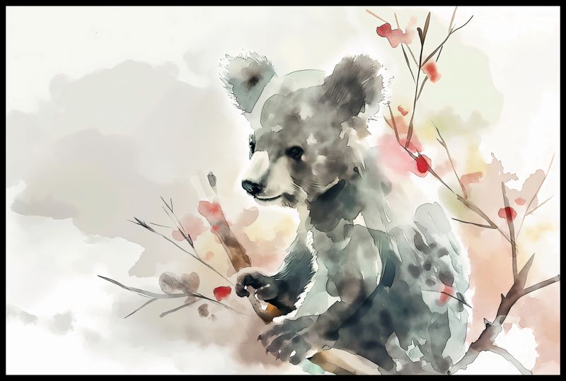 Plakat 91,5x61cm Akwarelowa Koala zdjęcie 2