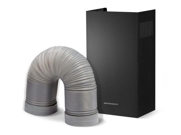 OKAP KUCHENNY KOMINOWY SZKŁO LED BERDSEN 60cm zdjęcie 15