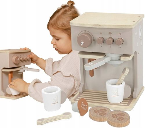 EKSPRES DO KAWY DREWNIANY + AKCESORIA LABEL LABEL na Arena.pl