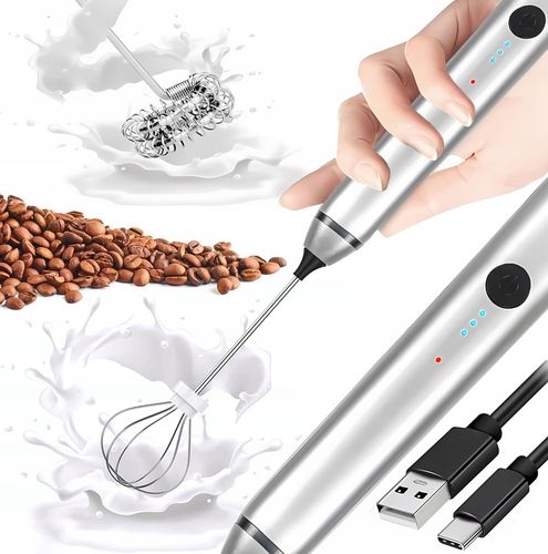 Spieniacz Do Mleka Latte Cappuccino Trzepaczka Do Jajek Mikser na Arena.pl