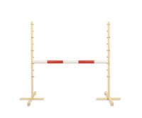 Przeszkoda skokowa do Hobby Horse 120cm, belka czerwona