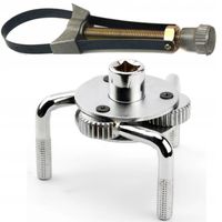 KLUCZ PAZURKOWY DO FILTRA FILTRÓW OLEJU 3-RAMIENNY + KLUCZ OPASKOWY 55-110