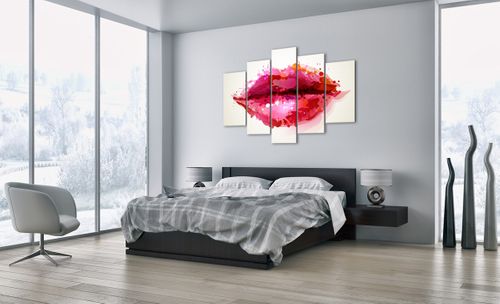 Obraz Na Płótnie - Kobieta Usta  - 150X100 Cm - Ea150X100-2706 na Arena.pl