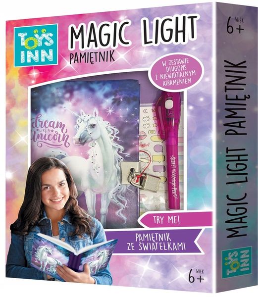 MAGICZNY PAMIĘTNIK NA KŁÓDKĘ JEDNOROŻEC zdjęcie 1