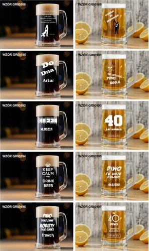 Kufel do Piwa GRAWEROWANY prezent dla DZIADKA HIT! na Arena.pl