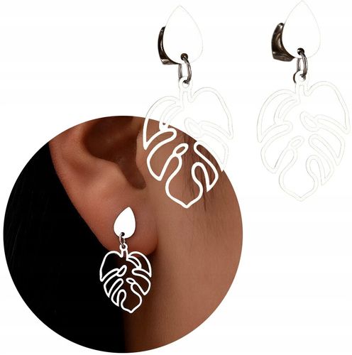 Posrebrzane 18K Kolczyki Srebrne Ze Stali Chirurgicznej 316L na Arena.pl