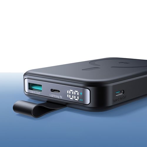 Powerbank 10000mAh 22.5W Qi2 JR-PBM11 MagSafe z podstawką - czarny na Arena.pl