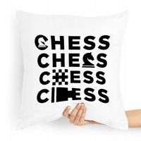 Poduszka Dla Szachisty Chess Chess Chess Chess Z Nadrukiem Ze Zdjęciem