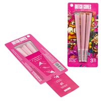 bibułki skręcone dutch cones king size pink 3 szt.