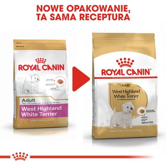 Karma dla psów dorosłych rasy West Highland White Terrier Royal Canin 1,5kg zdjęcie 3