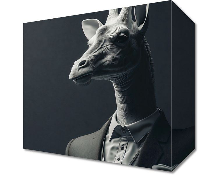 Obraz 20x20cm Żyrafa na Wyjściu zdjęcie 1