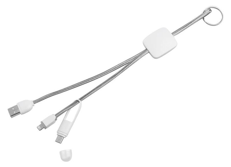 Kabel ładujący ANNOUNCER, biały zdjęcie 1