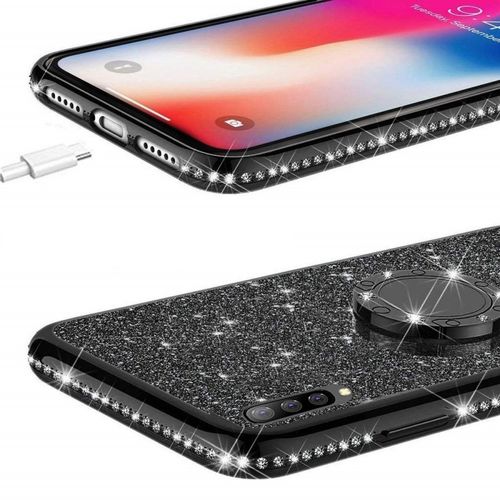 Etui Diamond Ring Brokat Xiaomi Redmi Note 8 Pro Czarne na Arena.pl