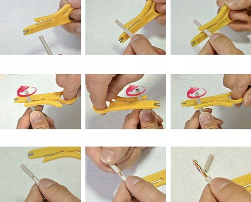 TESTER KABLI SIECIOWYCH WTYK RJ45 ZESTAW NARZĘDZI ŚCIĄGACZ ZACISKARKA LAN3 na Arena.pl