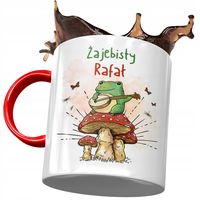 Kubek Czerwony Dla Rafała Kolegi Na Prezent Z Nadrukiem Ze Zdjęciem