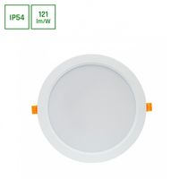 Oprawa DURE 3 DOWNLIGHT 24W Barwa Zimna 230V 110st IP54 IK06 BIAŁY okrągła SLI043009CW_PW