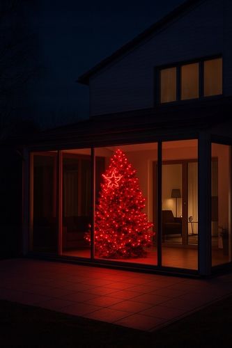 Lampki Choinkowe 500 LED Światełka na Choinkę Czerwone na Arena.pl