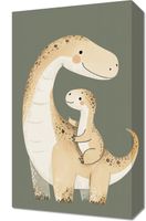 Obraz 30x50cm Wzory dla Dzieci, Chłopca Do Pokoju - Dinozaury