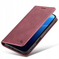 ETUI Z KLAPKĄ DO IPHONE 16 PRO SKÓRZANE PORTFEL CASE POKROWIEC ZAMYKANE
