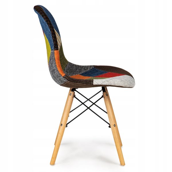 Komplet 2 krzeseł patchwork ModernHome zdjęcie 4