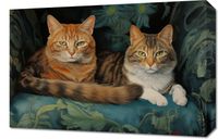 Obraz 60x40cm Koty na Fotelu