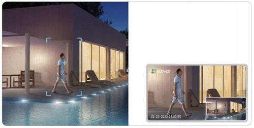 Kamera Obrotowa WiFi 5MPx H8 3K EZVIZ Autotracking Zewnętrzna CS-H8 3K PRO na Arena.pl