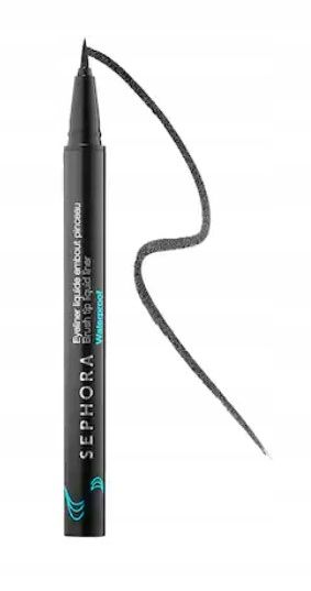 Sephora Brush Tip Waterproof Liquid Eyeliner - 01 zdjęcie 1