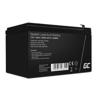 Green Cell Akumulator AGM 12V 10AH VRLA do UPS Roweru Autka Pojazdu Zabawki