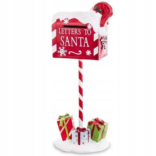 Dekoracyjna Skrzynka na Listy do Świętego Mikołaja Bajkowa ozdoba Święta na Arena.pl