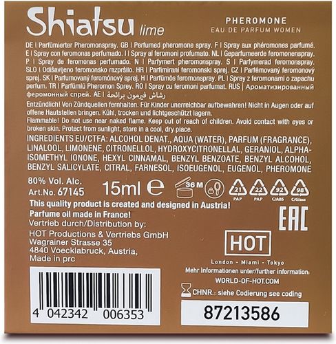 feromony dla kobiet pheromon fragrance woman lime 15ml shiatsu na Arena.pl