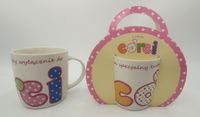 kubek ceramiczny w ozdobnym opakowaniu - córci