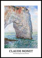 Plakat 50x70cm Design The Manneporte, Monet Vintage do Salonu