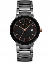 Zegarek Damski Obaku Denmark V280LDBBCB czarny