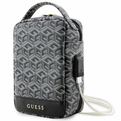 Torba organizer Guess GCube Stripes - czarna na Arena.pl