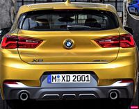 BMW X2 F39 2017+ Listwa CHROM Chromowana na Klapę