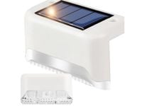 Lampka lampa solarna na schody taras balkon biały/zimny biały