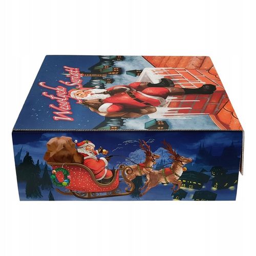 50 SZT - 1 SZT 15,85 ZŁ NETTO PUDEŁKO PREZENTOWE 34x35x13 CM MIKOŁAJ 1614 na Arena.pl