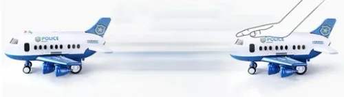 SAMOLOT POLICYJNY INTERAKTYWNY Z POJAZDAMI POLICJA LOTNISKO OTWIERANY na Arena.pl