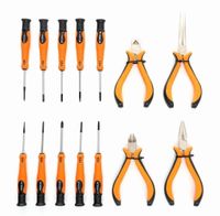 Zestaw śrubokrętów i szczypiec 14szt.