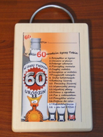 deska urodziny ''60'' T12 | P566